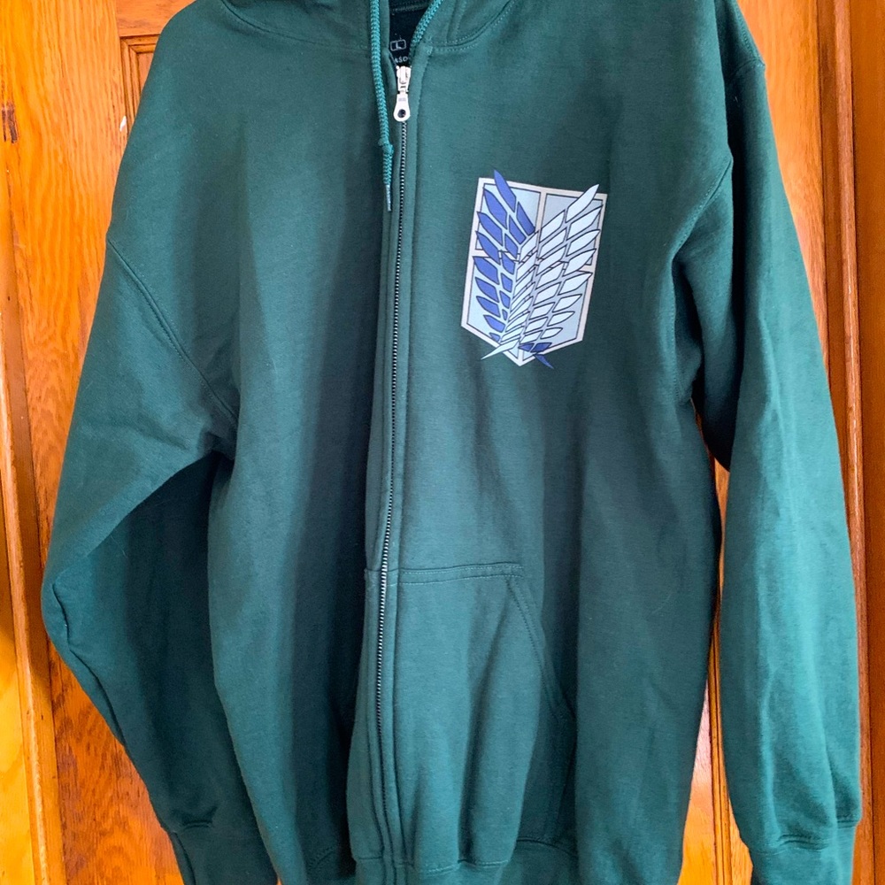 Attack on Titans zip up hoodie